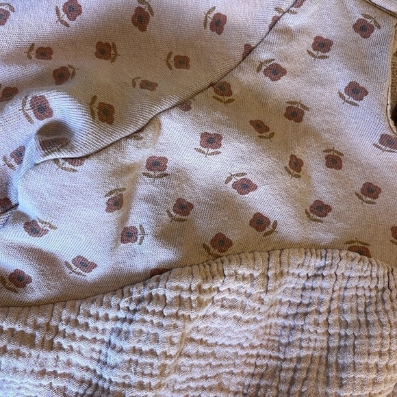 Zara kids 3-4 years floral dress in deep pink - Picture 4 of 8